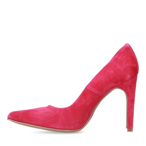 Escarpins en daim - rose