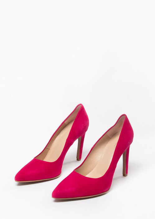 Escarpins en daim - rose