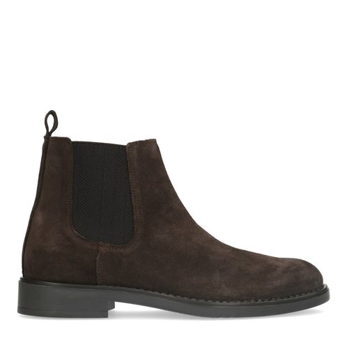 Bruine suède chelsea boots