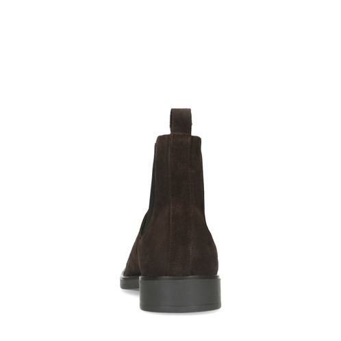 Chelsea boots en daim - marron