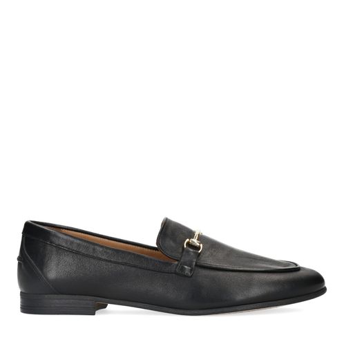 Loafers en cuir avec boucle - noir