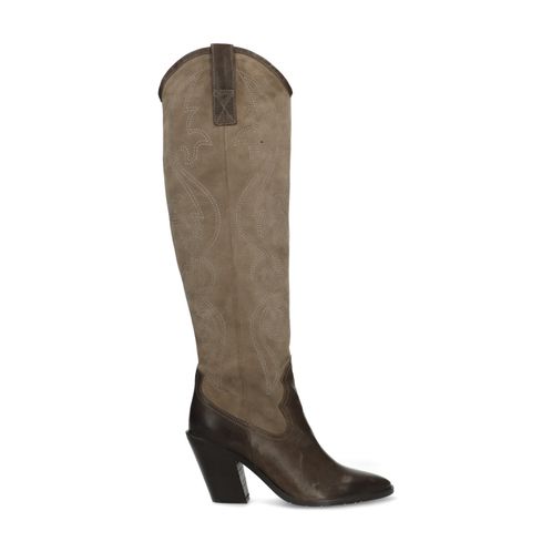 Santiags hautes - taupe