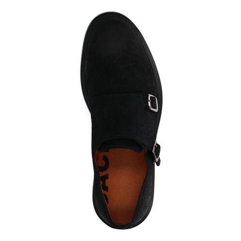 Donkerblauwe chunky monk sneakers