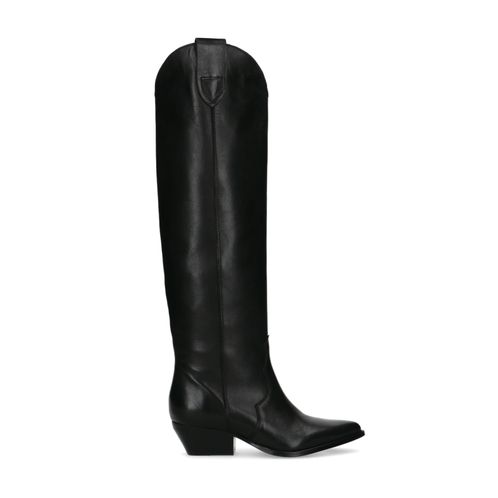 Schwarze Western Boots aus Leder