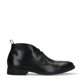 Chaussures à lacets en cuir - noir
