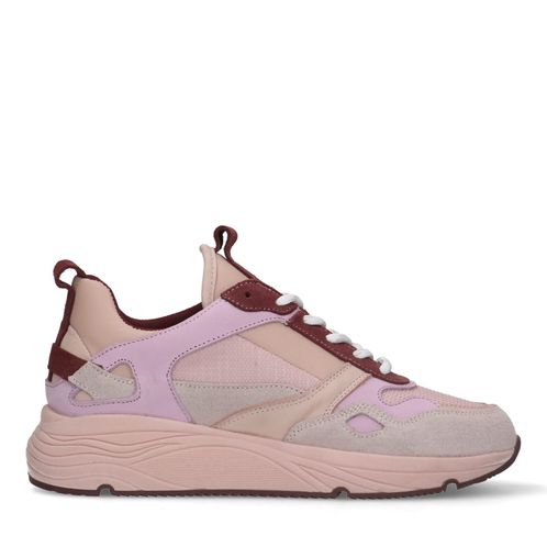 Dad shoes en daim - rose