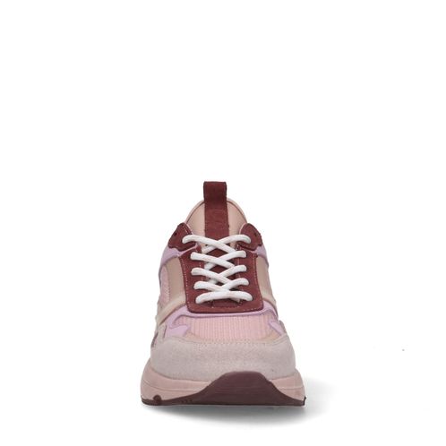 Dad shoes en daim - rose