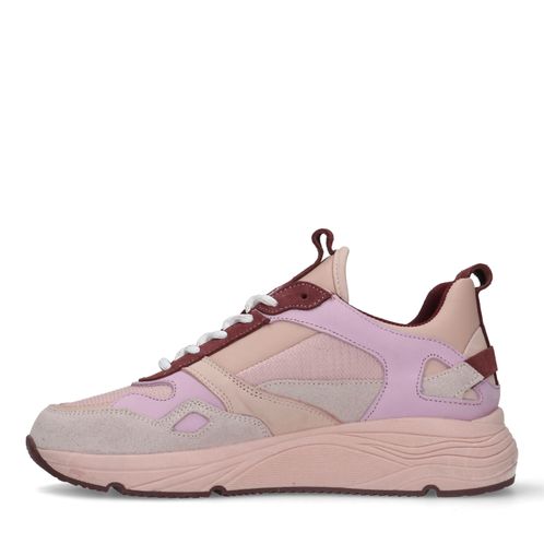 Dad shoes en daim - rose
