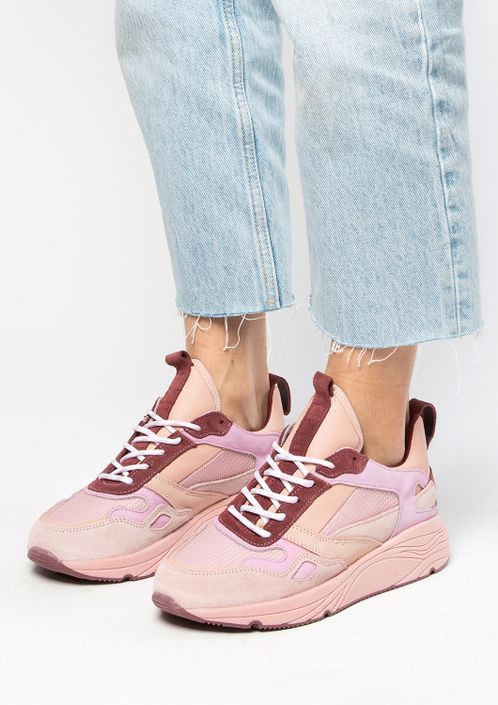 Dad shoes en daim - rose