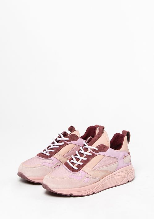 Dad shoes en daim - rose