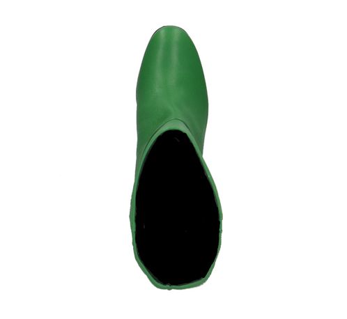 Bottes hautes en cuir avec talon - vert