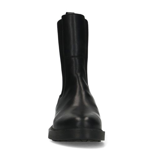 Chelsea boots en cuir - noir