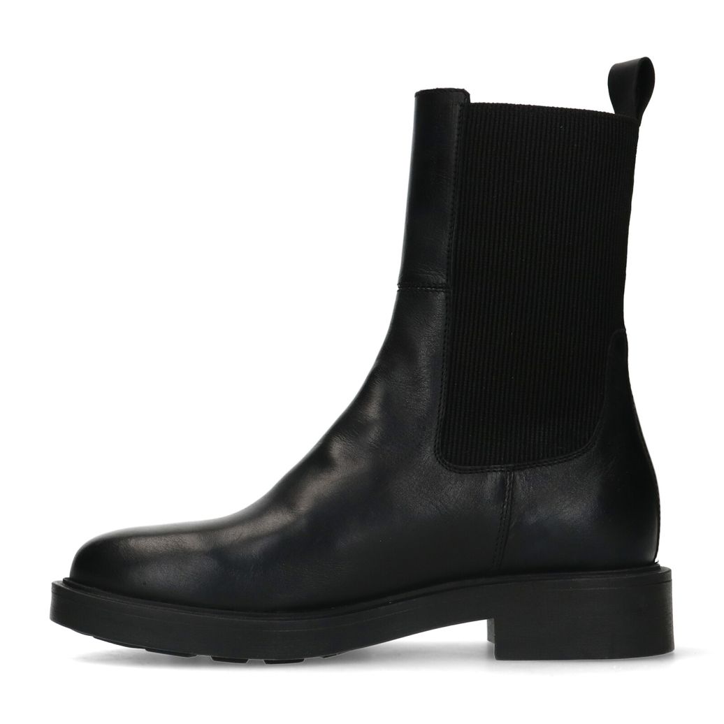 Chelsea boots en cuir - noir