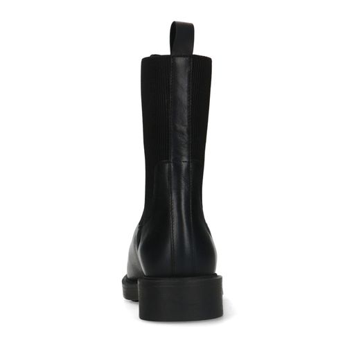 Chelsea boots en cuir - noir