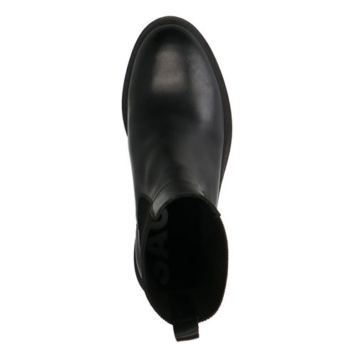 Chelsea boots en cuir - noir