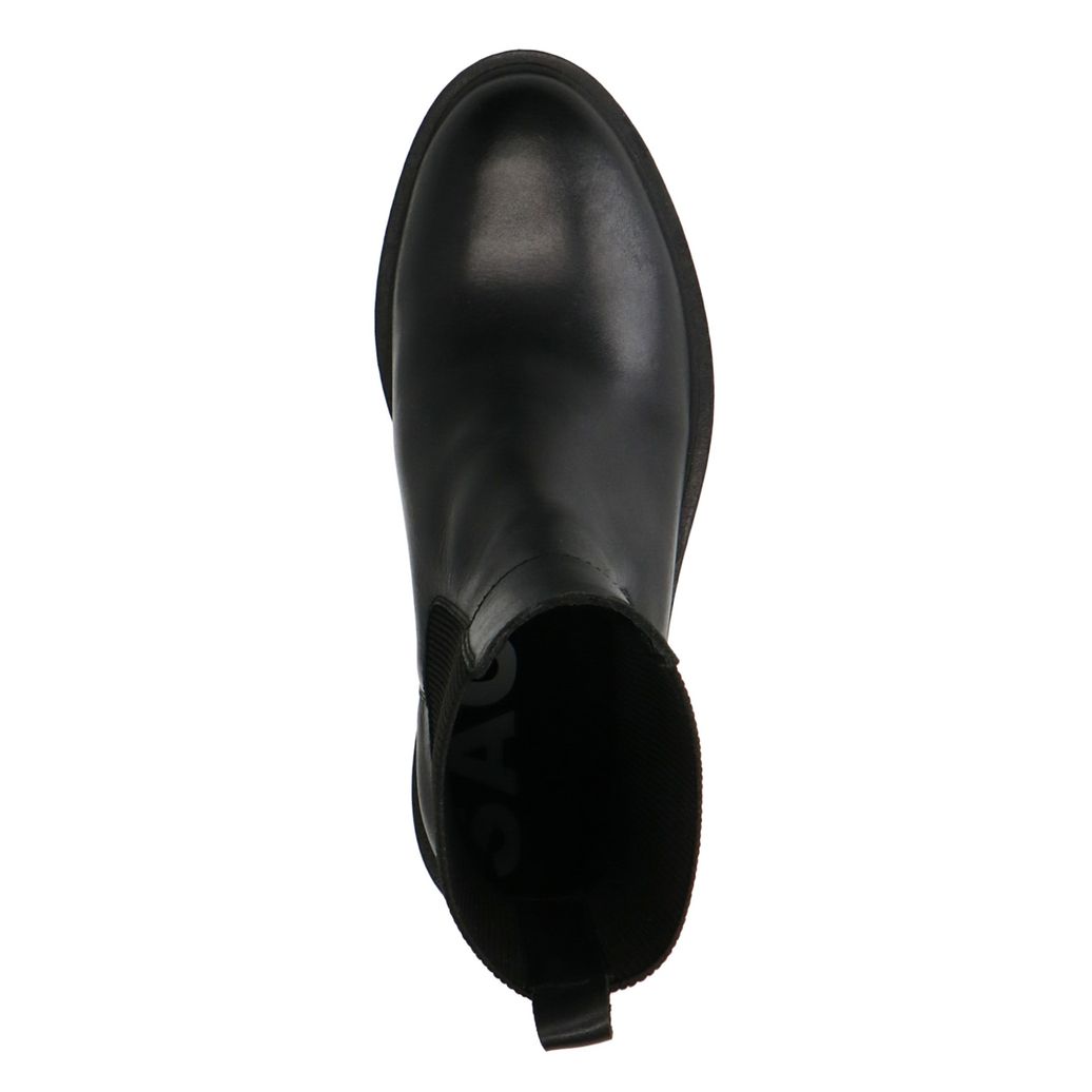Schwarze Chelsea Boots aus Leder