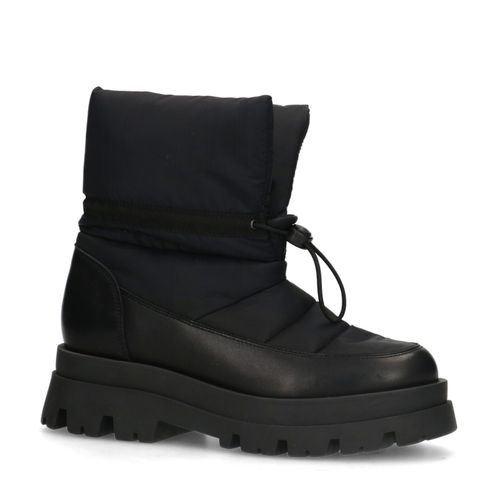 Zwarte puffer boots