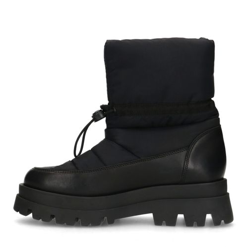 Zwarte puffer boots