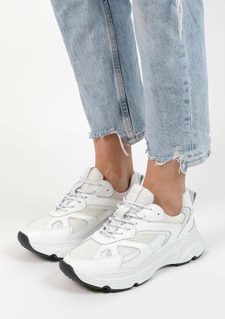 Weiße chunky Sneaker