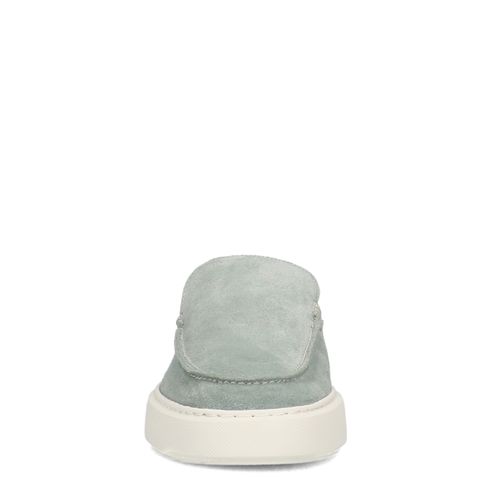 Mocassins en daim avec semelle - vert