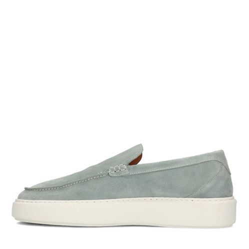 Mocassins en daim avec semelle - vert