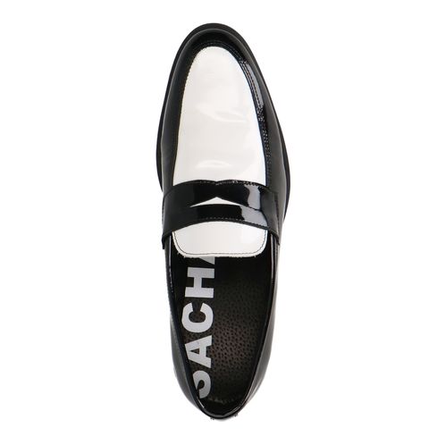 Penny loafers en cuir - noir