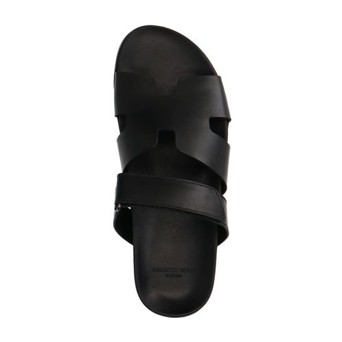 Sandales avec bande velcro - noir