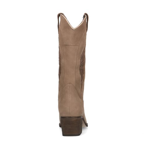 Santiags en cuir - taupe