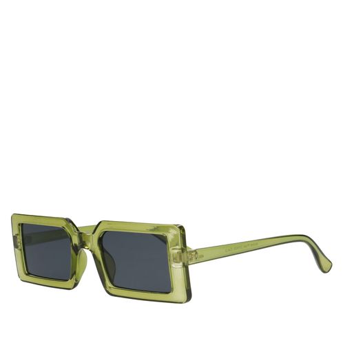 Eckige grüne Sonnenbrille