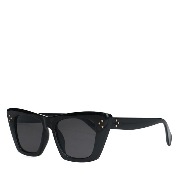 Zwarte cateye zonnebril
