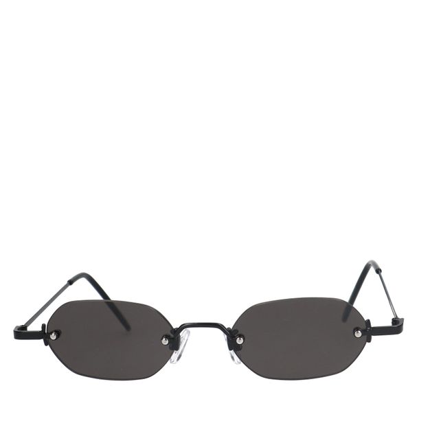 Petites lunettes de soleil rétro - noir