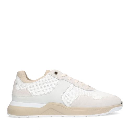 Witte leren sneakers