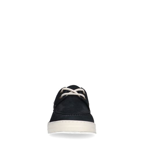 Chaussures à lacets en daim - bleu foncé