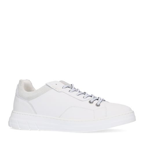 Witte leren sneakers