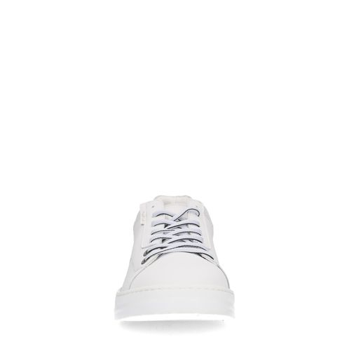 Witte leren sneakers