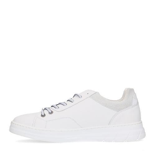 Witte leren sneakers