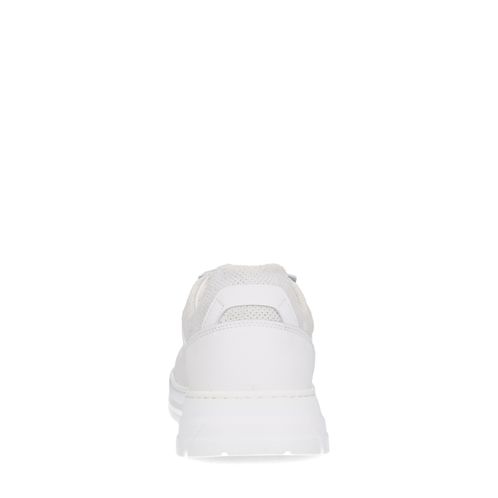 Witte leren sneakers