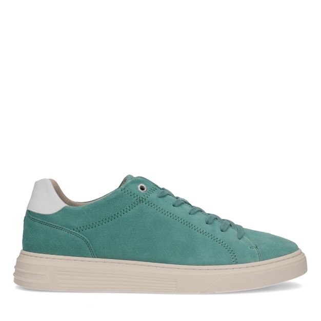 Turquoise suède sneakers