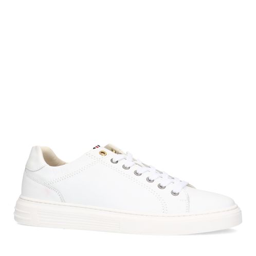 Witte leren sneakers