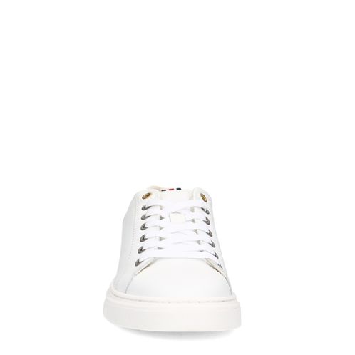 Witte leren sneakers