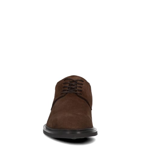 Bruine suède veterschoenen