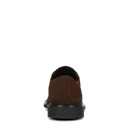 Bruine suède veterschoenen