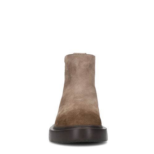 Chelsea boots en daim - beige