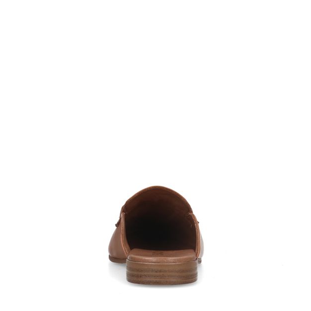 Braune Slip-on-Loafer aus Leder 