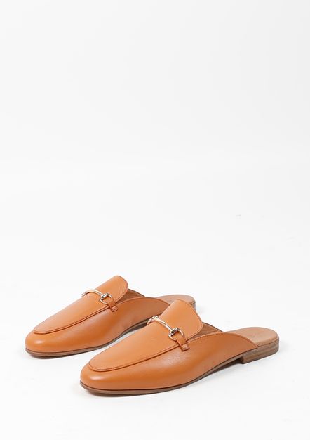 Loafers slip-on en cuir - marron 
