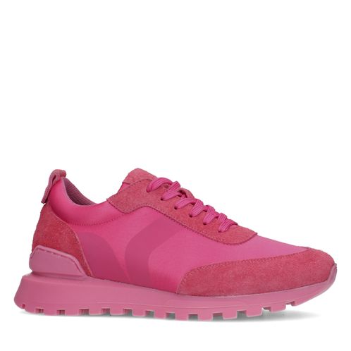 Baskets en daim - rose