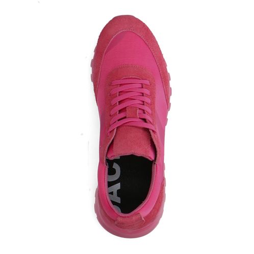 Baskets en daim - rose