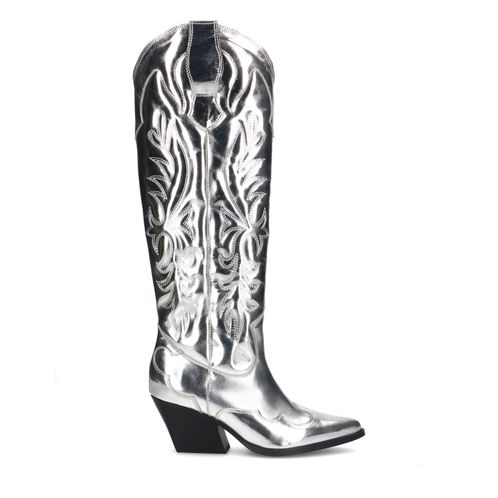 Limited Edition – Cowboystiefel in Metallic-Silber