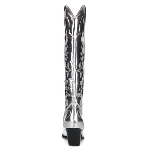 Limited edition - zilverkleurige metallic cowboylaarzen