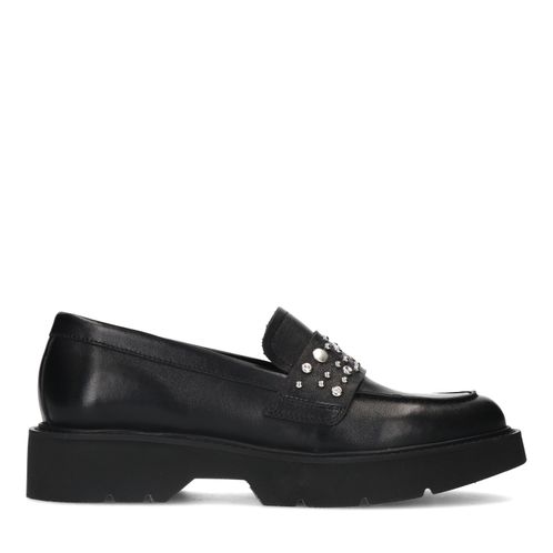 Loafers chunky avec clous - noir